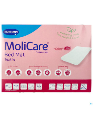 Molicare premium bed mat text. 7 drops 85cmx90cm 1