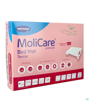 Molicare pr bed mat textile 7drops 75x185cm rabats