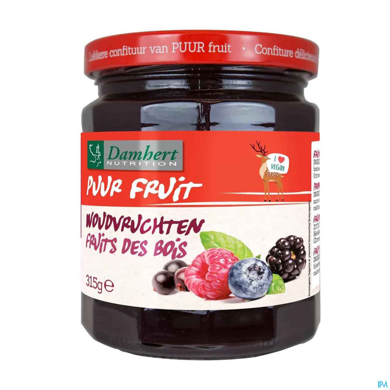 Damhert confiture 100% fruit bois    315g