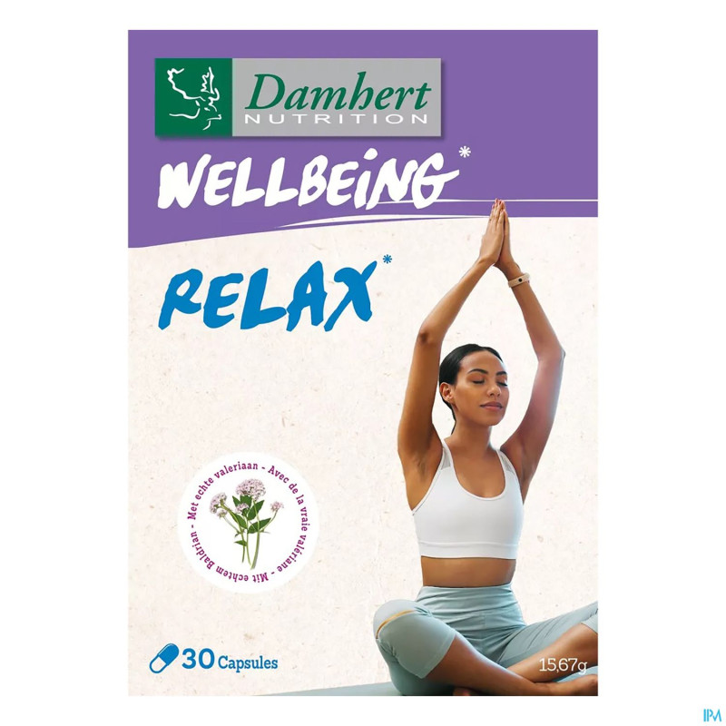 Damhert wellbeing detente sommeil    v-caps 14g