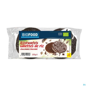 Biofood galettes riz chocolat bio    100g