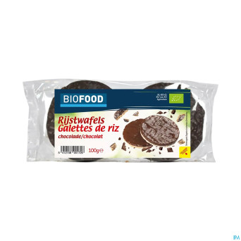 Biofood galettes riz chocolat bio    100g