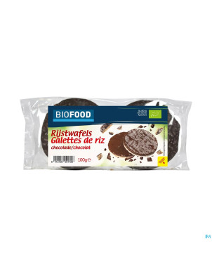 Biofood galettes riz chocolat bio    100g