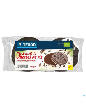 Biofood galettes riz chocolat bio    100g