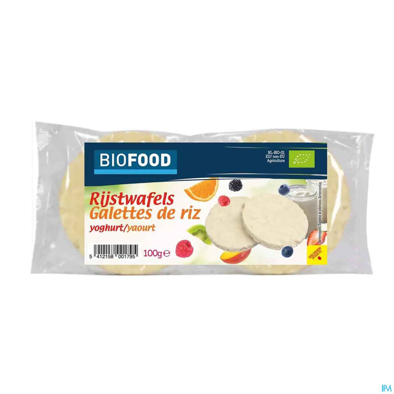 Biofood galettes riz yaourt bio    100g