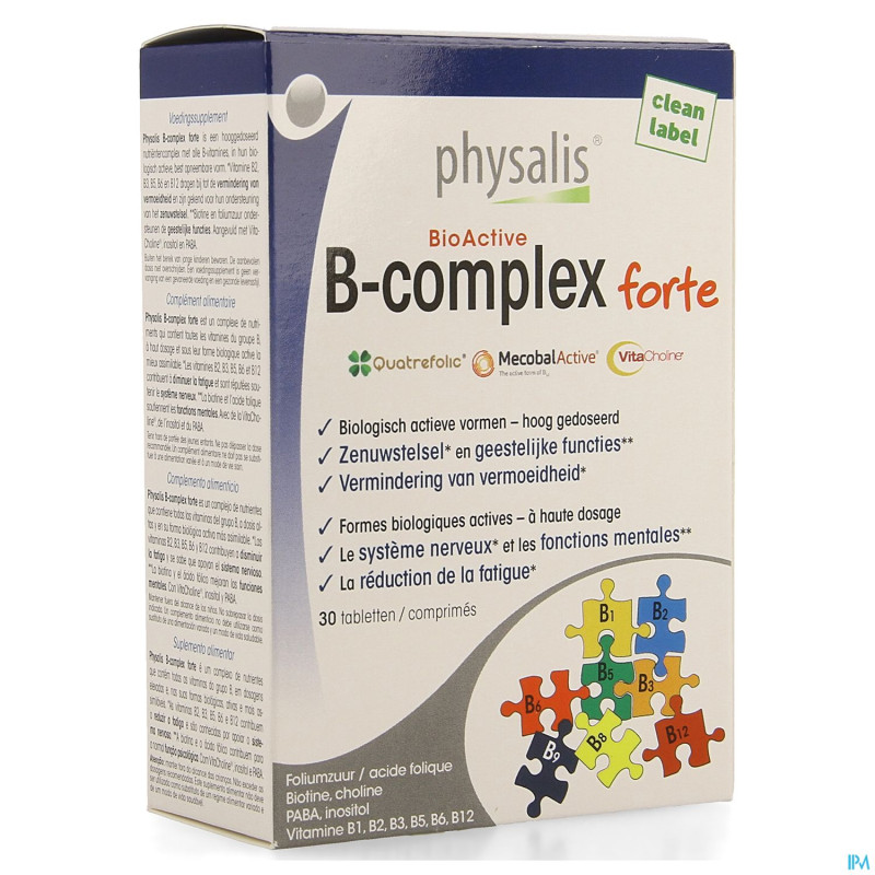 Physalis b-complex forte    comp 30