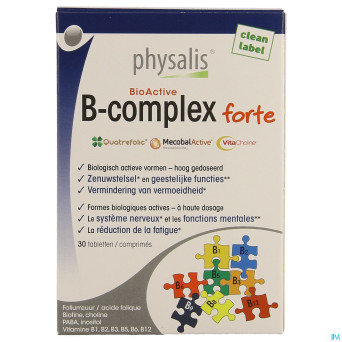 Physalis b-complex forte    comp 30