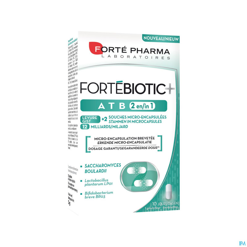 Fortebiotic+ atb 2en1 v-caps 10
