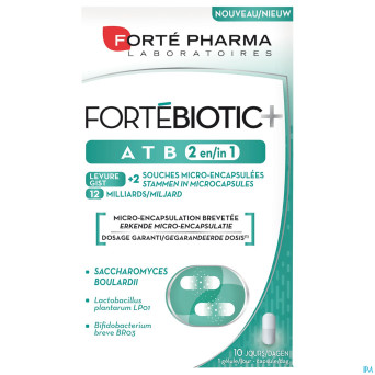 Fortebiotic+ atb 2en1 v-caps 10