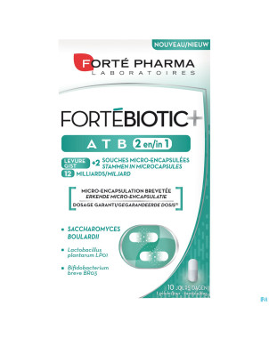 Fortebiotic+ atb 2en1 v-caps 10