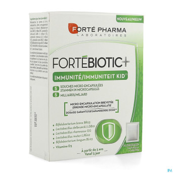 Fortebiotic+ immunite kid vanille sach 14