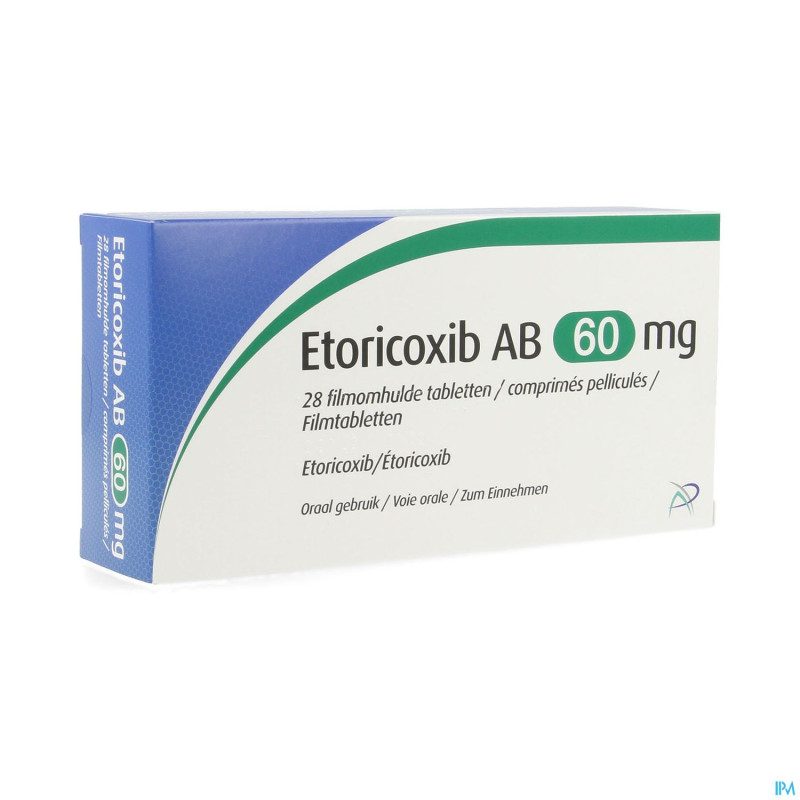Etoricoxib ab 60mg comp pell 28 x 60mg