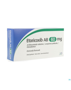 Etoricoxib ab 60mg comp pell 28 x 60mg
