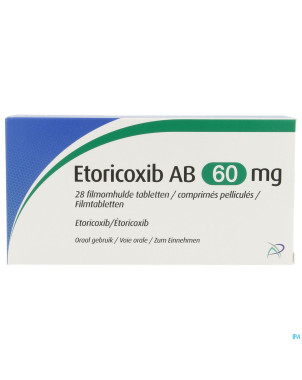 Etoricoxib ab 60mg comp pell 28 x 60mg