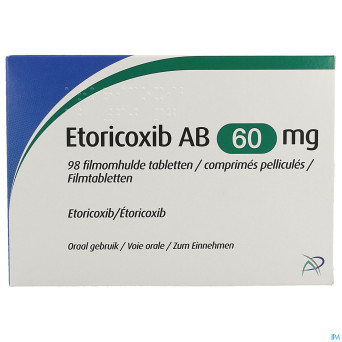Etoricoxib ab 60mg comp pell 98 x 60mg