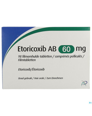 Etoricoxib ab 60mg comp pell 98 x 60mg