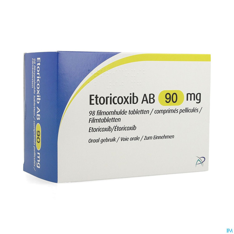 Etoricoxib ab 90mg comp pell 98 x 90mg