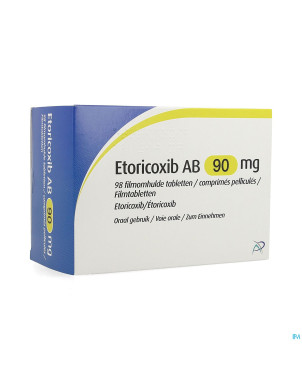 Etoricoxib ab 90mg comp pell 98 x 90mg