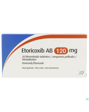 Etoricoxib ab 120mg comp pell 28 x 120mg