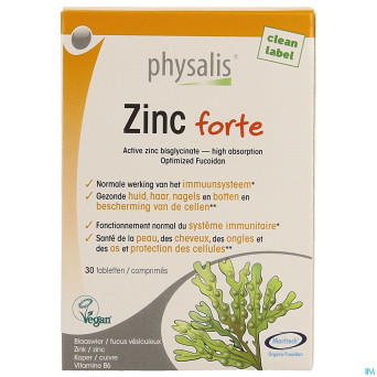 Physalis zinc forte    comp 30