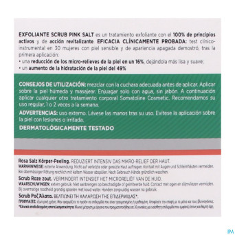 Somatoline cosm. gommage exfoliant sel rose   350g