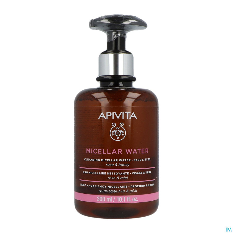 Apivita cleansing micellar water face & eyes 300ml