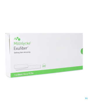 Exufiber gelling fibre dressing ster   1 x 45cm  5