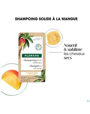 Klorane capil. sh solide mangue 80g