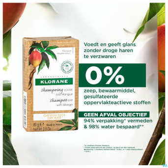 Klorane capil. sh solide mangue 80g