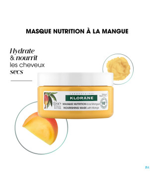 Klorane capil. masque mangue    pot 150ml nf