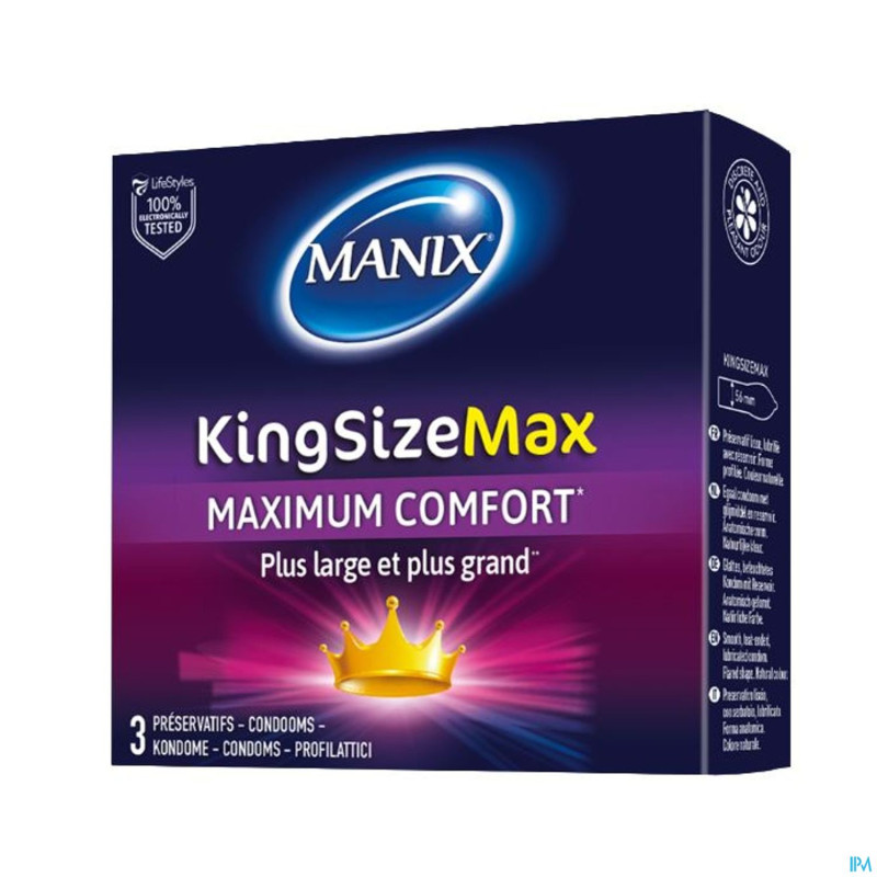 Manix king size max preservatifs 3