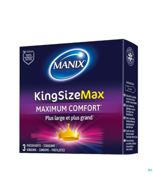Manix king size max preservatifs 3