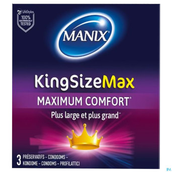 Manix king size max preservatifs 3