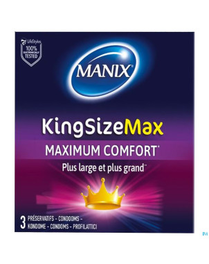 Manix king size max preservatifs 3