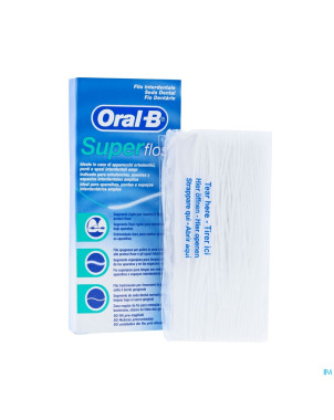 Oral-b floss super floss mint waxed 50m
