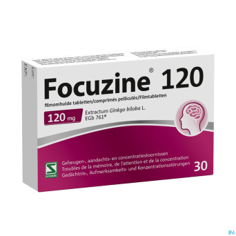 Focuzine 120mg comp pell  30 x 120mg