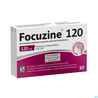 Focuzine 120mg comp pell  30 x 120mg