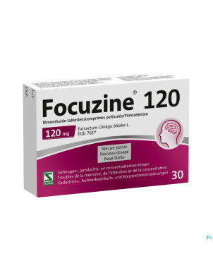 Focuzine 120mg comp pell  30 x 120mg