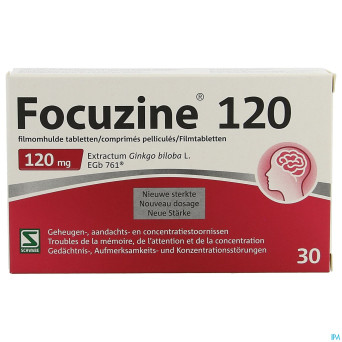 Focuzine 120mg comp pell  30 x 120mg