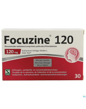 Focuzine 120mg comp pell  30 x 120mg