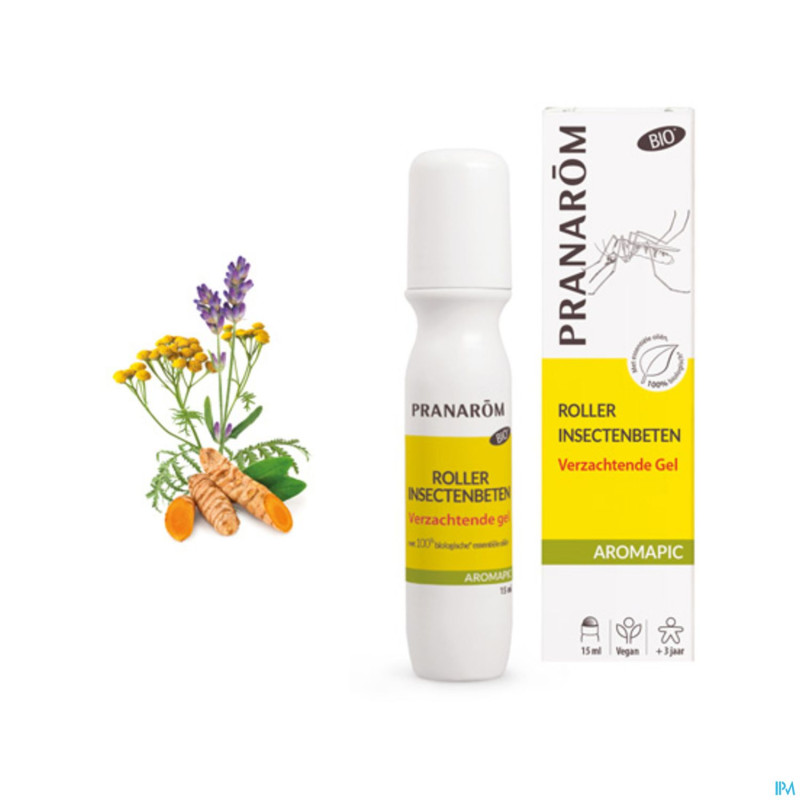 Pranarom aromapic bio roller apaisant   15ml