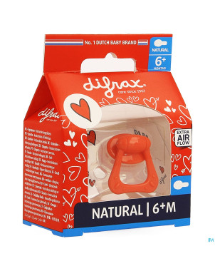Difrax sucette natural 6m+ i love