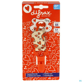 Difrax attache sucette i love