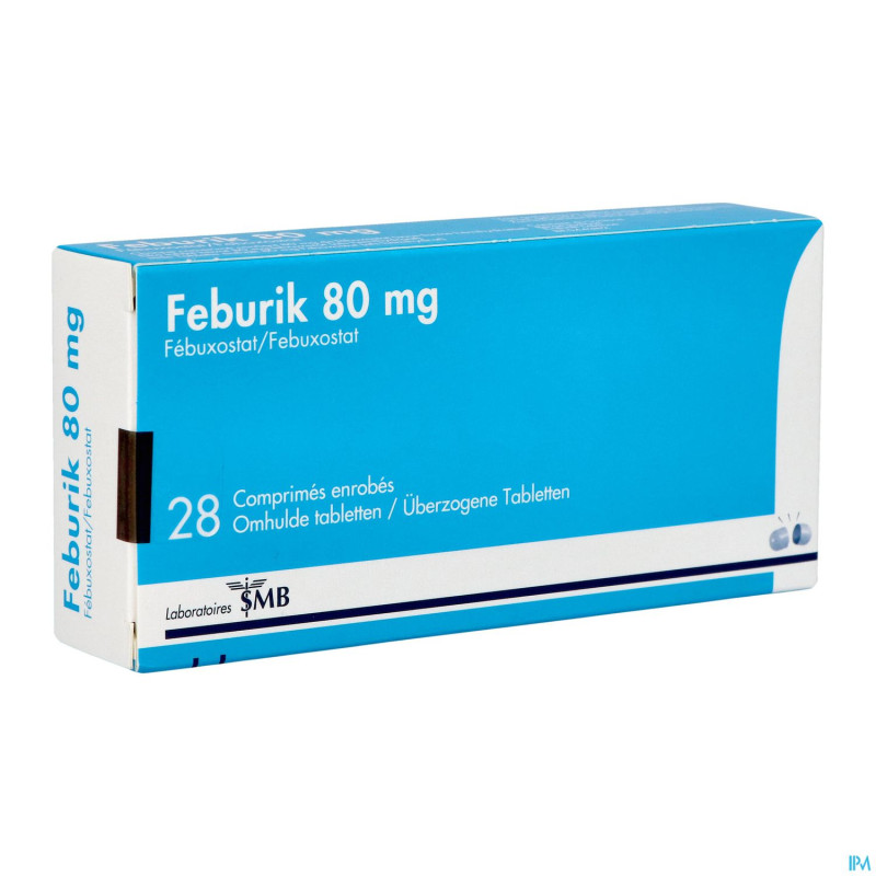 Feburik 80mg comp enrobe  28 x 80mg