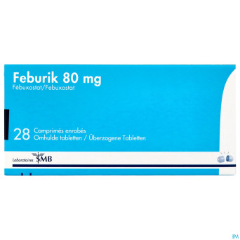 Feburik 80mg comp enrobe  28 x 80mg