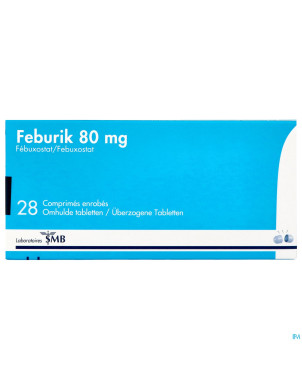 Feburik 80mg comp enrobe  28 x 80mg
