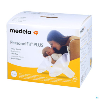 Medela teterelle personal fit plus   l 27mm 1paire