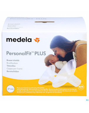 Medela teterelle personal fit plus   l 27mm 1paire