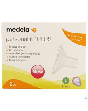 Medela teterelle personal fit plus   l 27mm 1paire