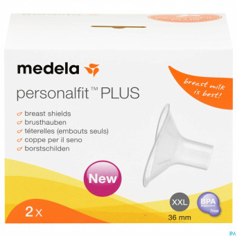 Medela teterelle personal fit plus xxl 36mm 1paire
